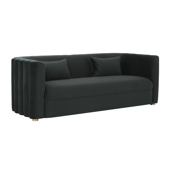 Callie Velvet Negro Sofa