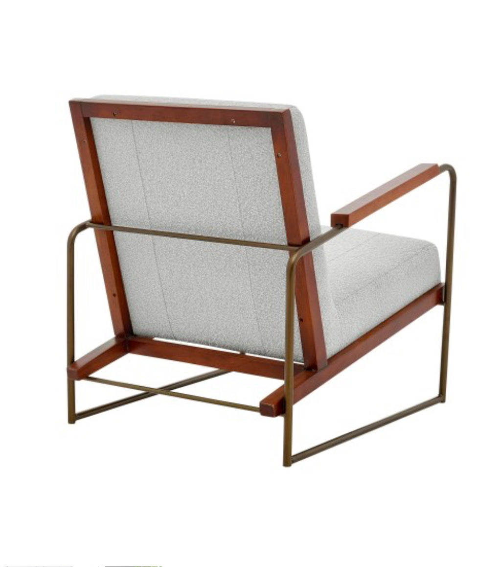 Damian Boucle Crema Silla de Acento