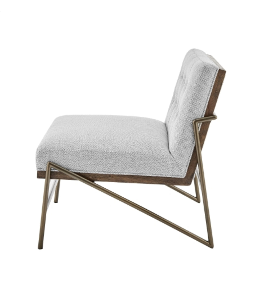 Marlow Lino Gris Silla de Acento