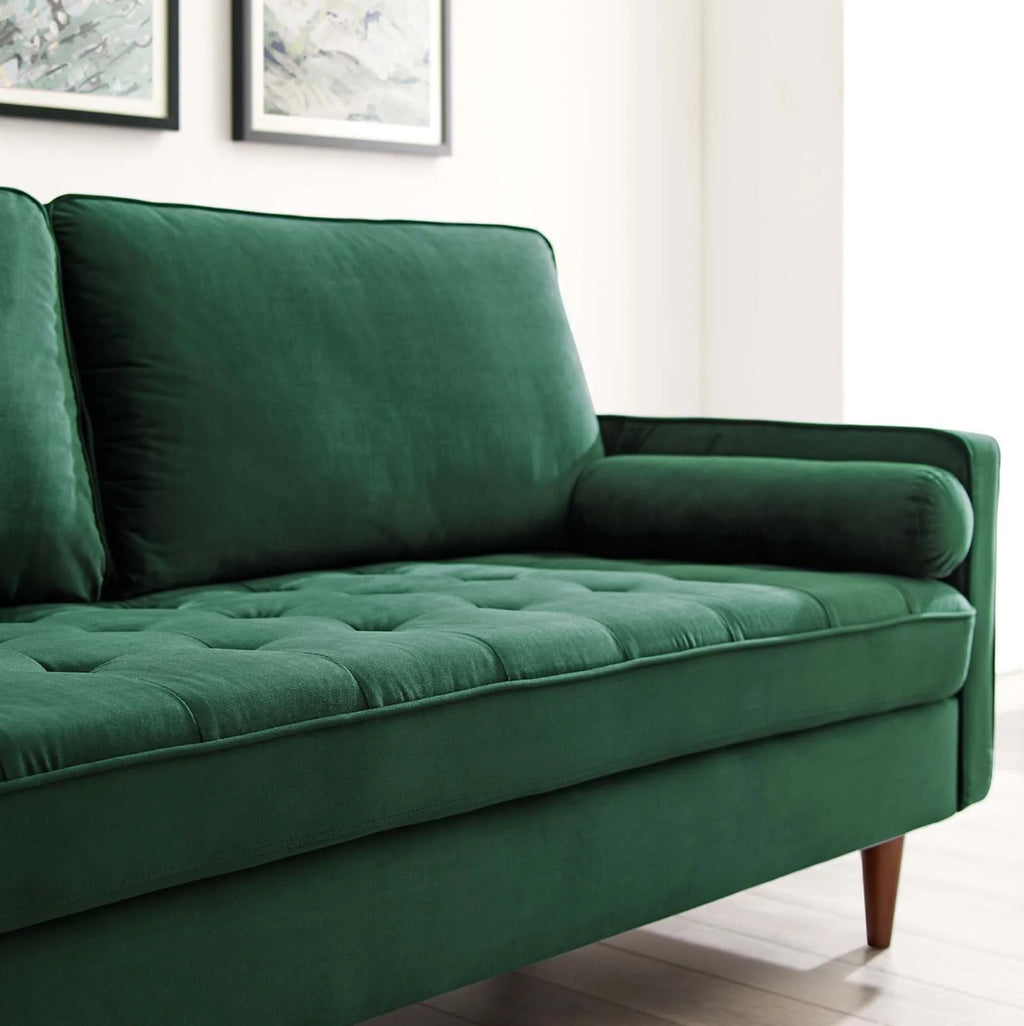 Valour Velvet Verde Sofa