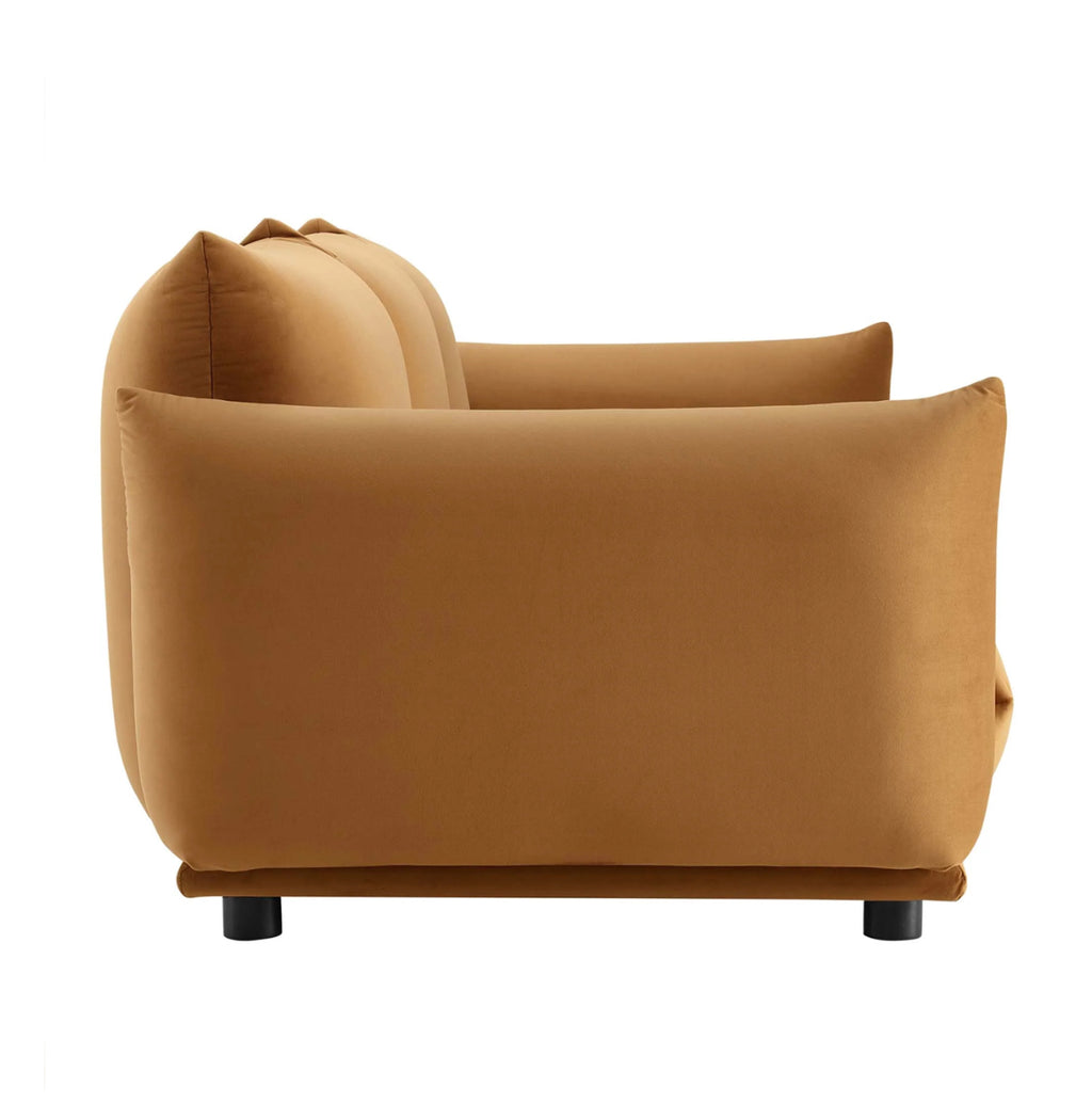 Copious Velvet Camel Sofa