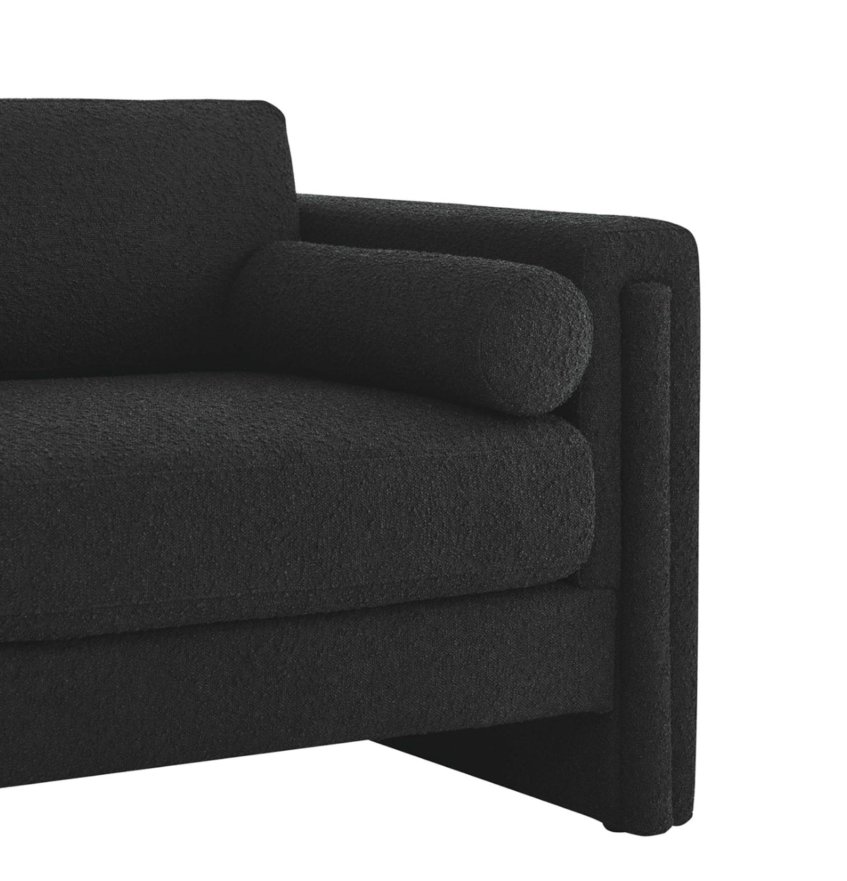 Visible Boucle Negro Sofa