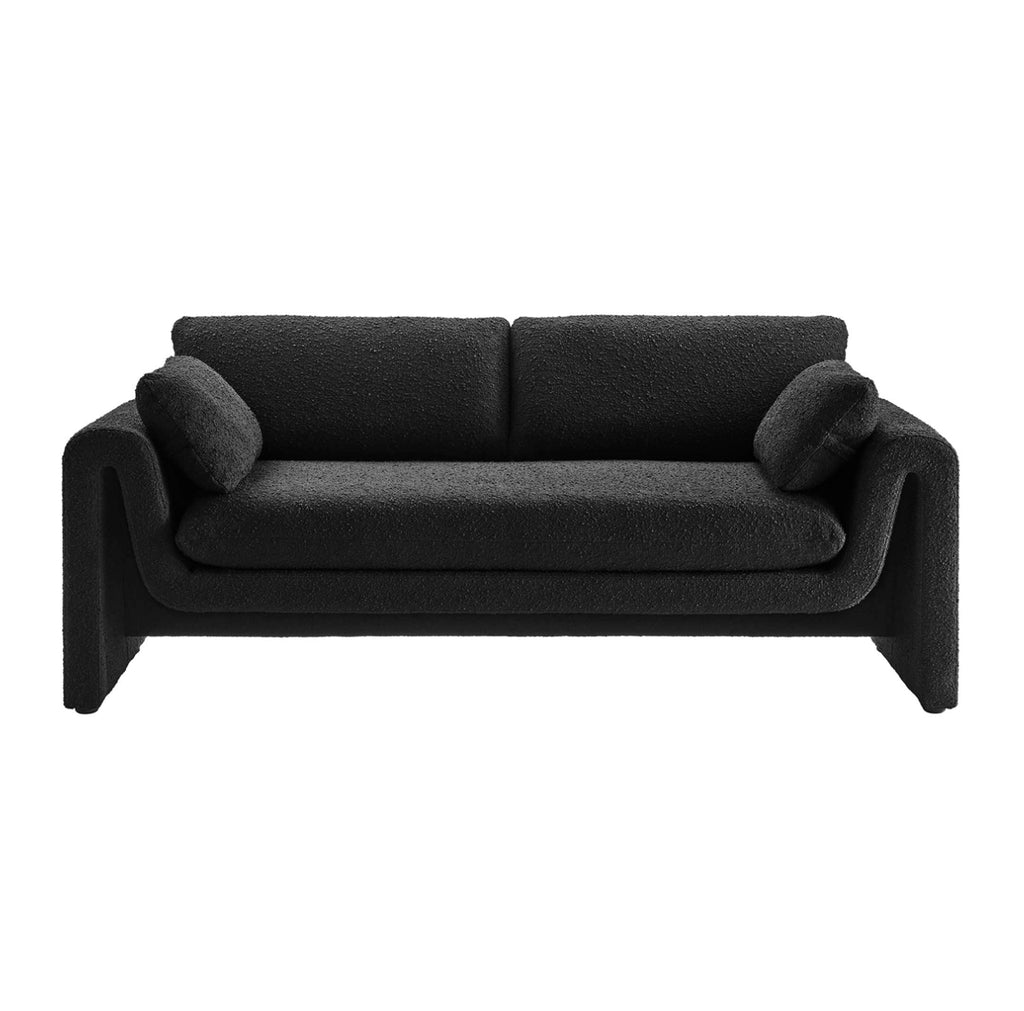 Waverly Boucle Negro Sofa