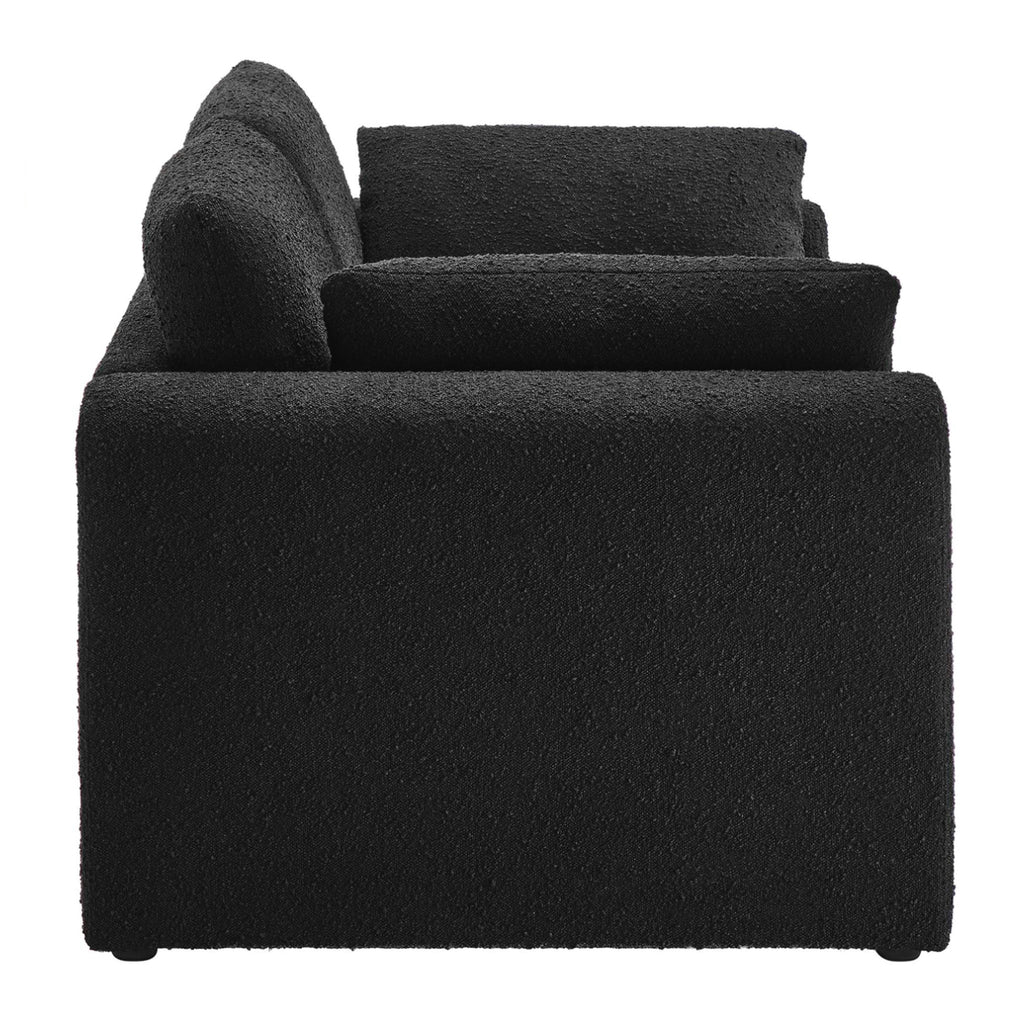 Waverly Boucle Negro Sofa