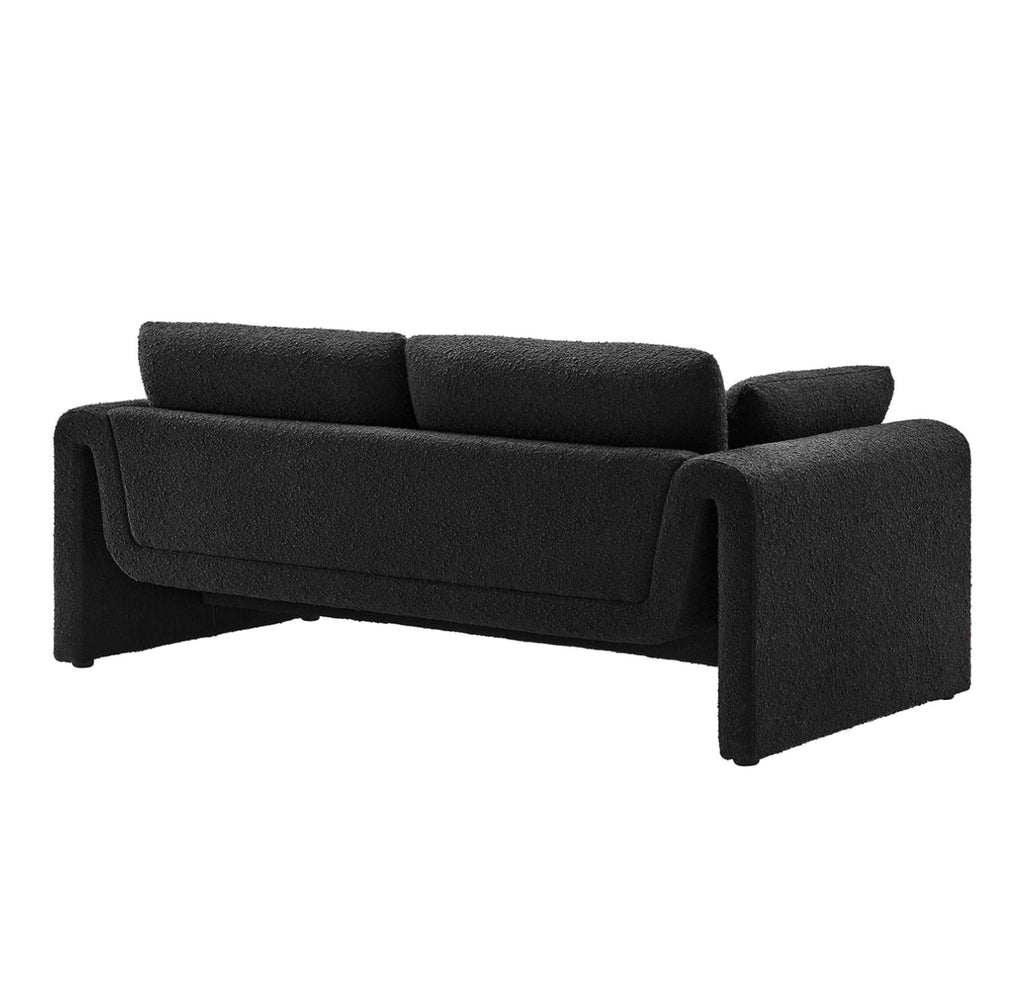 Waverly Boucle Negro Sofa