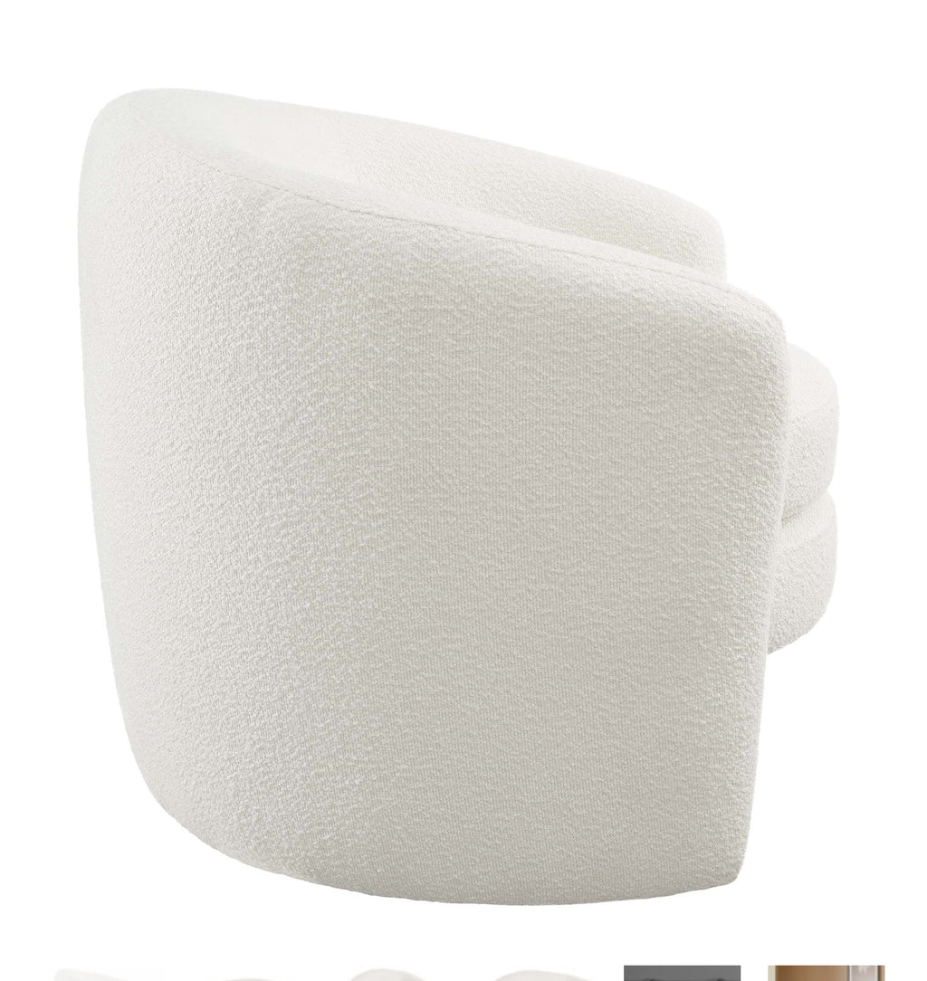 Affinity Boucle Ivory Silla de Acento
