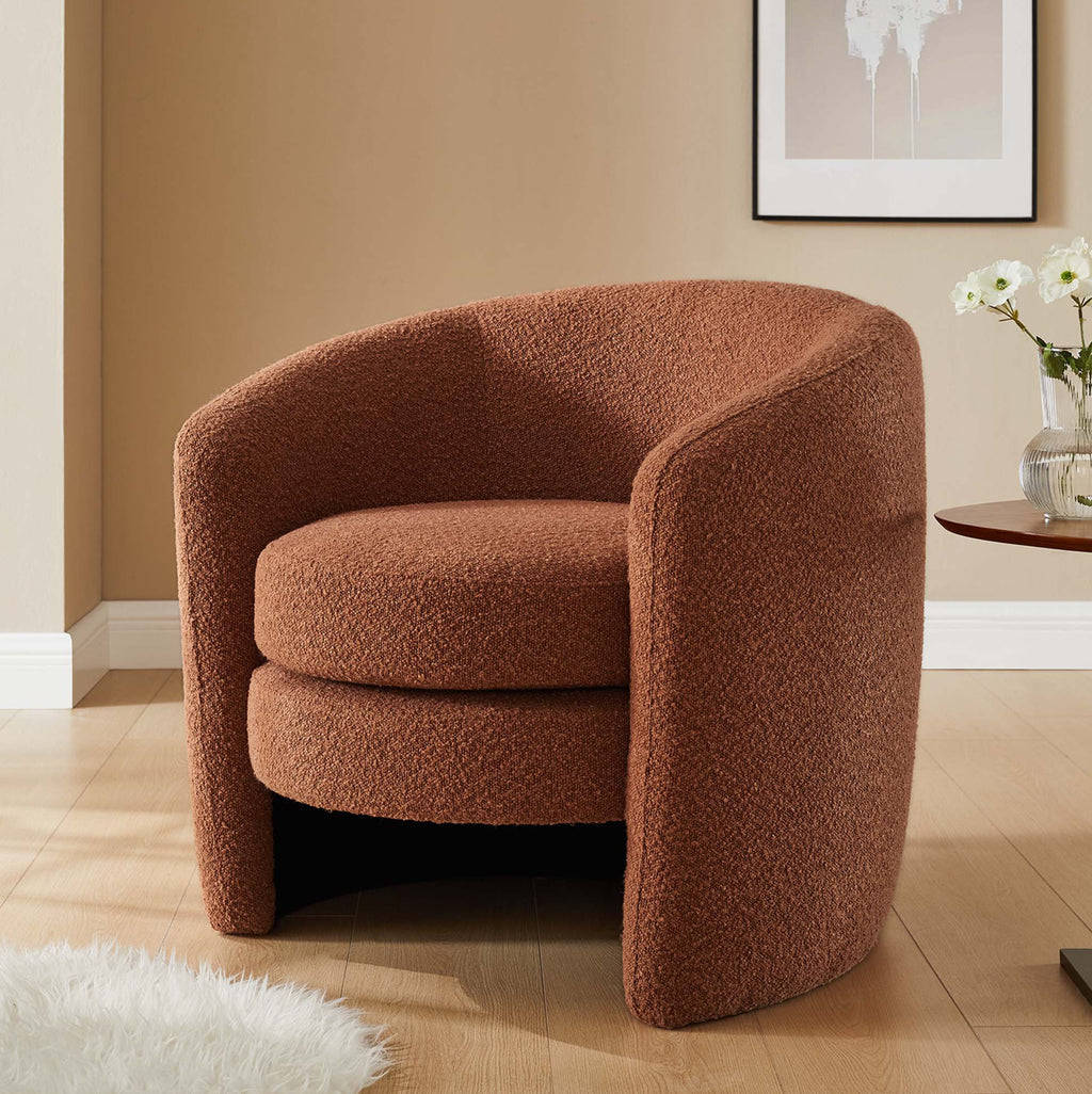 Affinity Boucle Rusty Silla de Acento