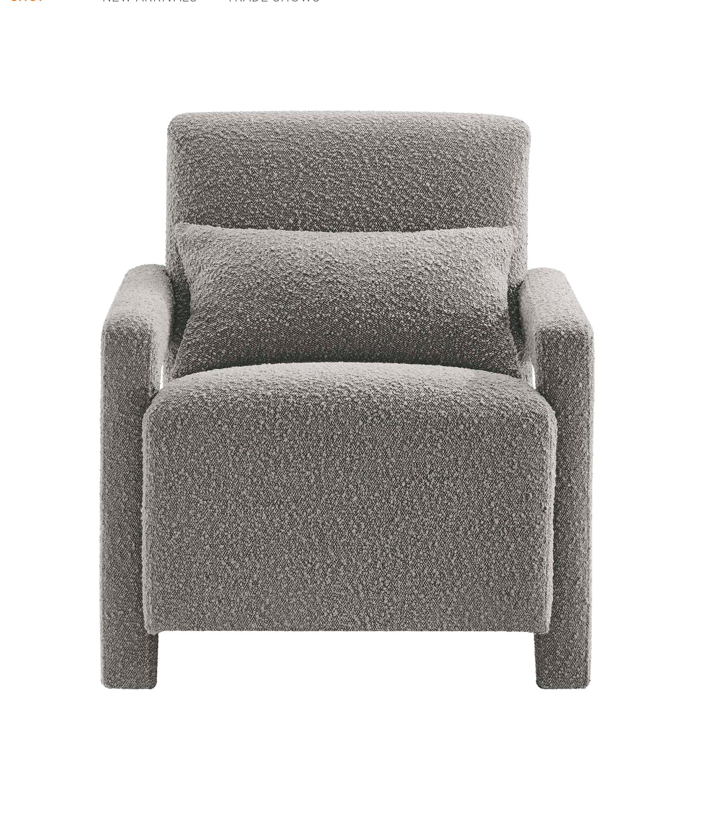 Mirage Boucle Gris Silla de Acento