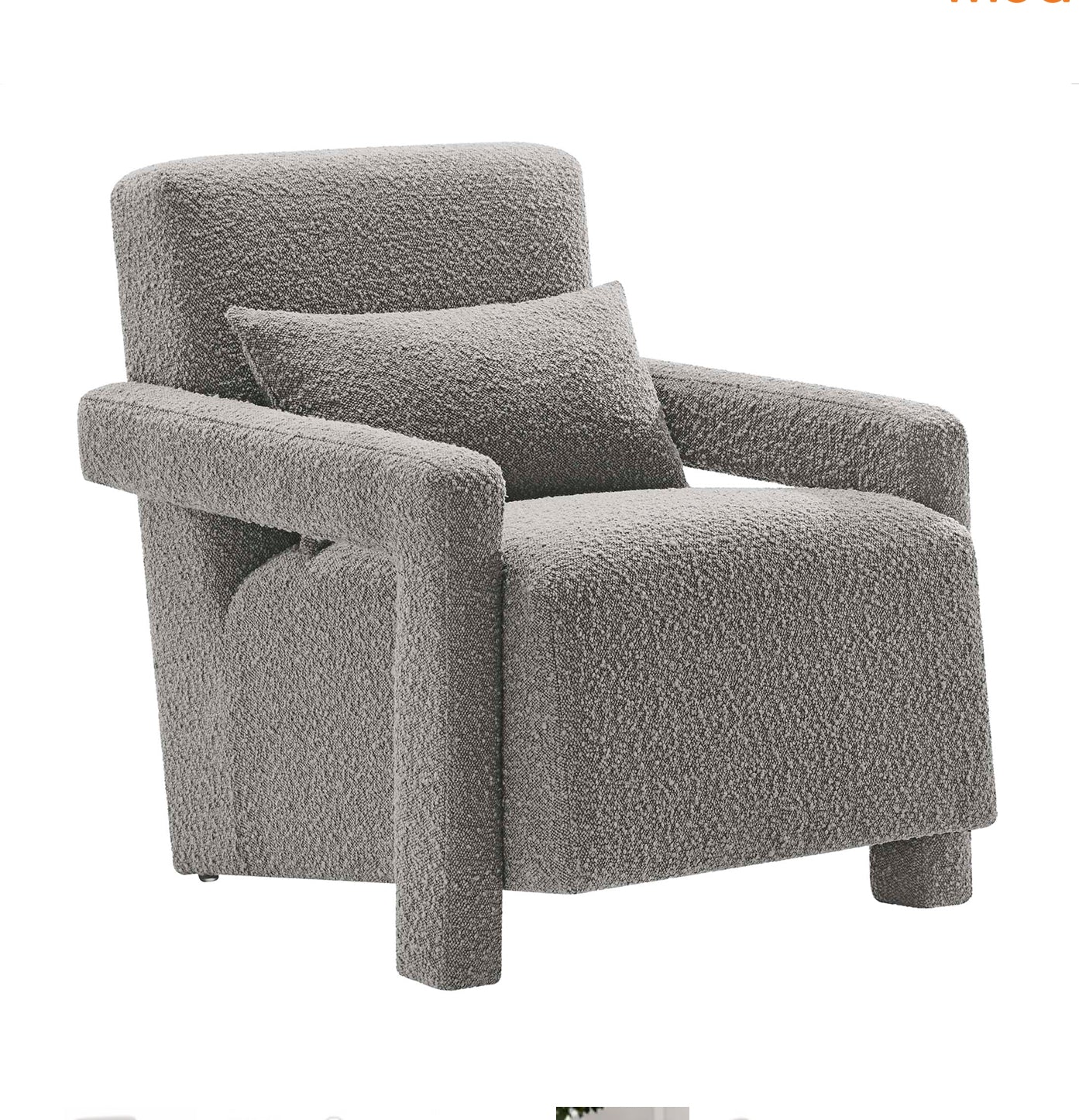 Mirage Boucle Gris Silla de Acento