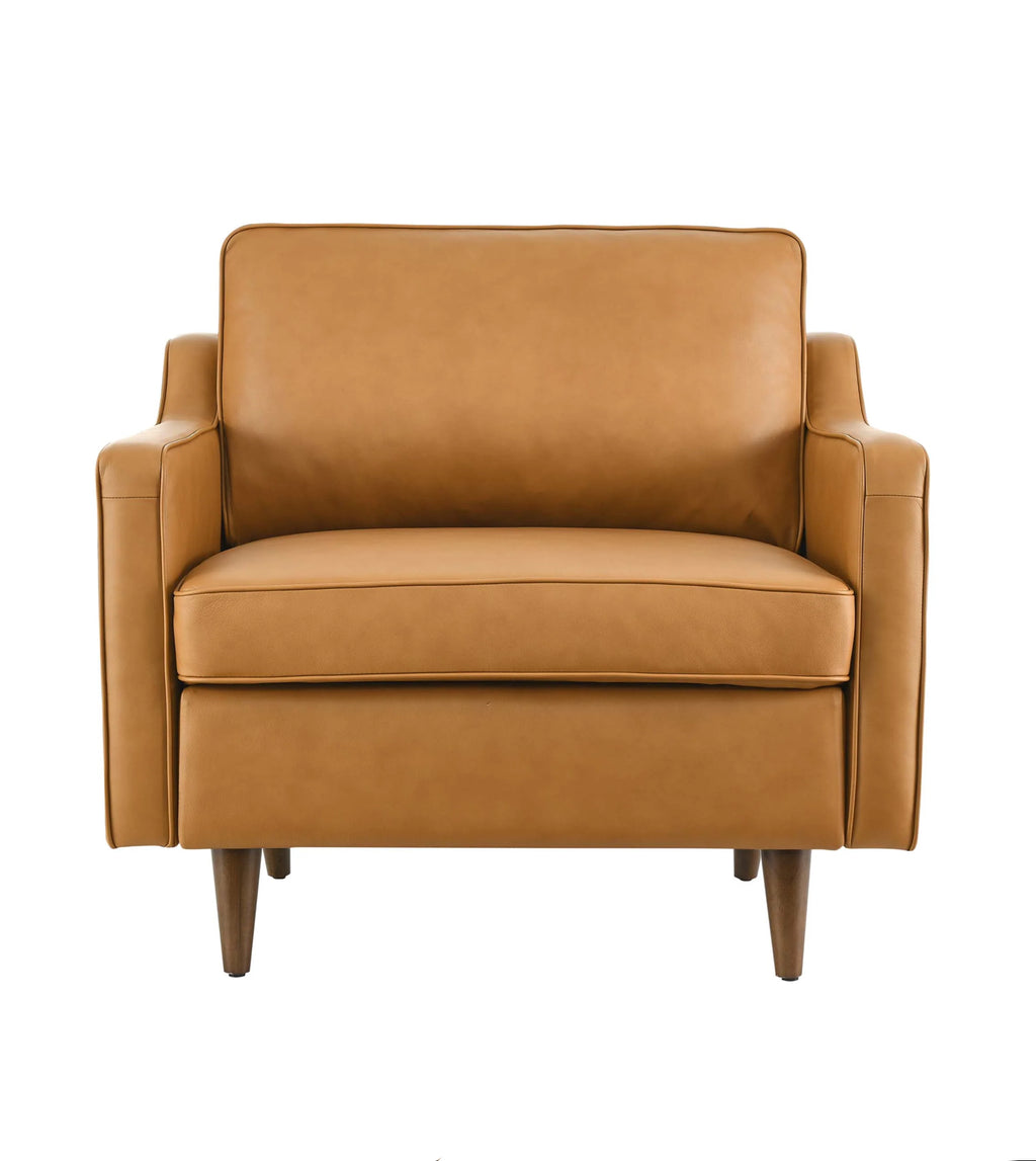 Impart Cuero Camel Silla de Acento