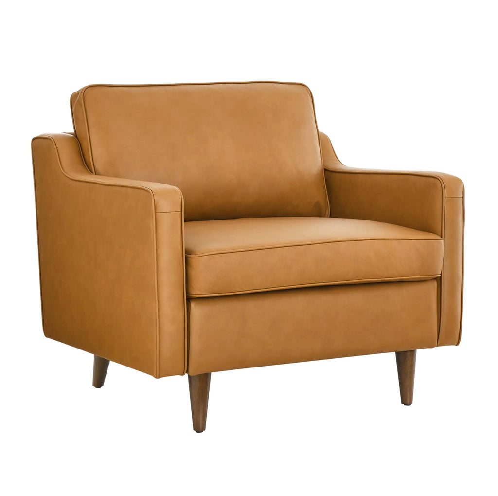 Impart Cuero Camel Silla de Acento