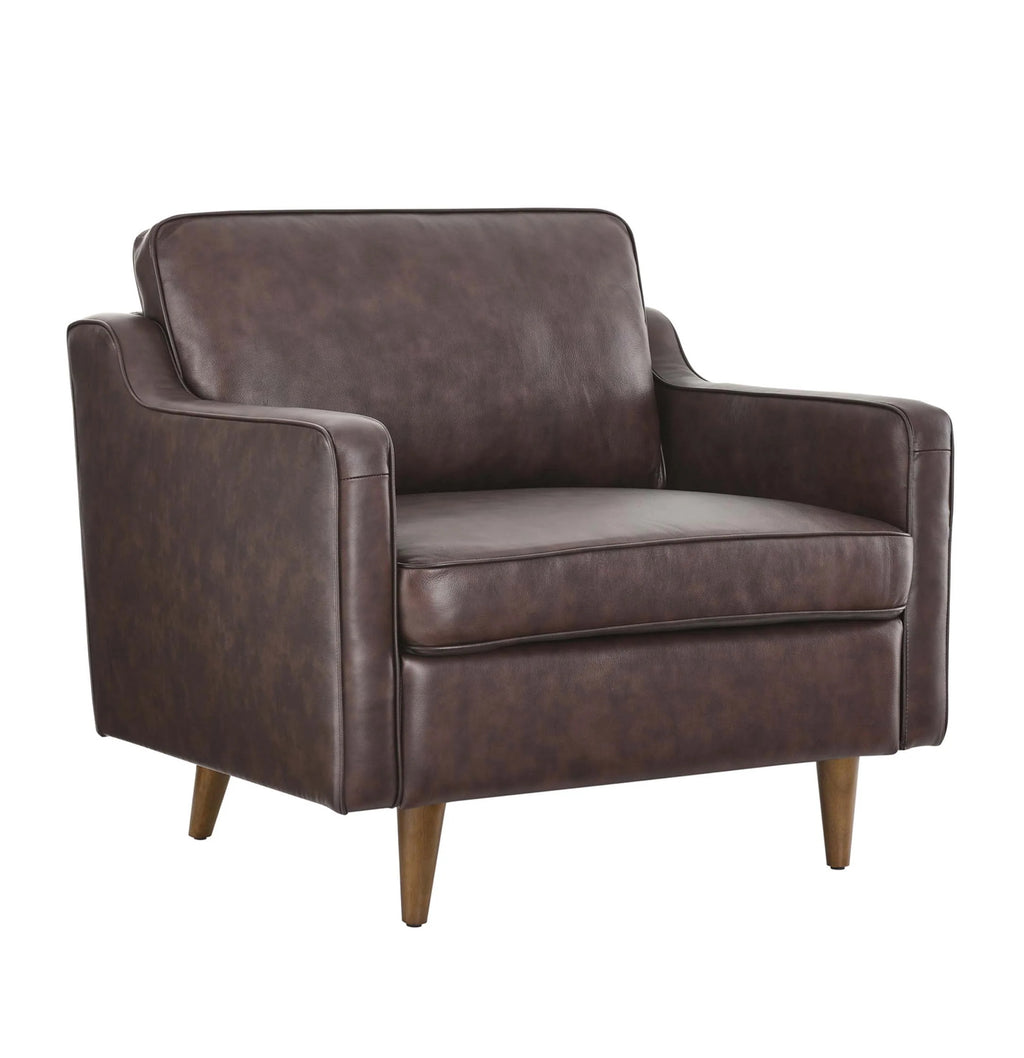 Impart Cuero Café Silla de Acento