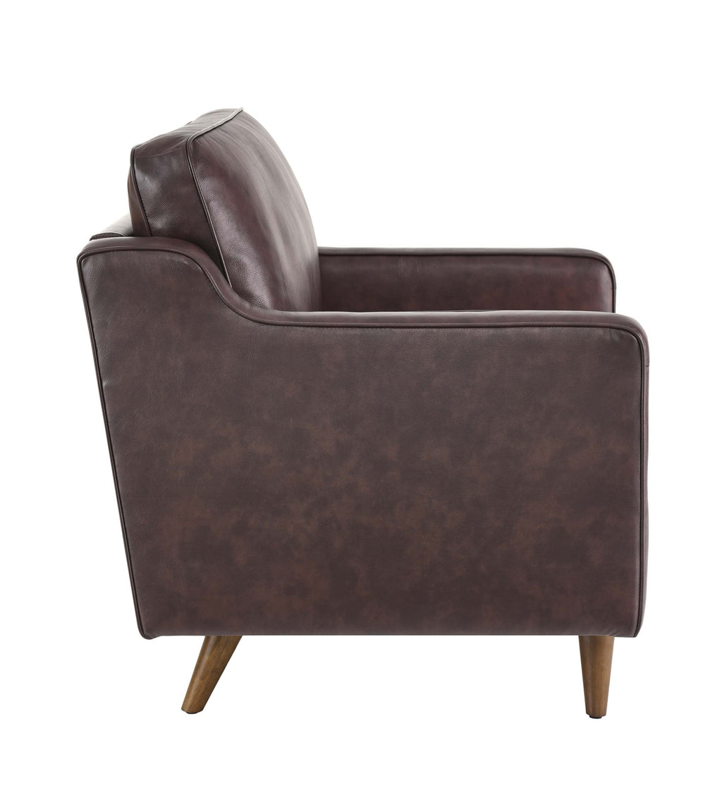 Impart Cuero Café Silla de Acento