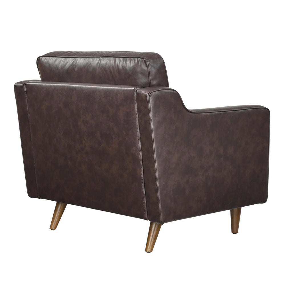 Impart Cuero Café Silla de Acento