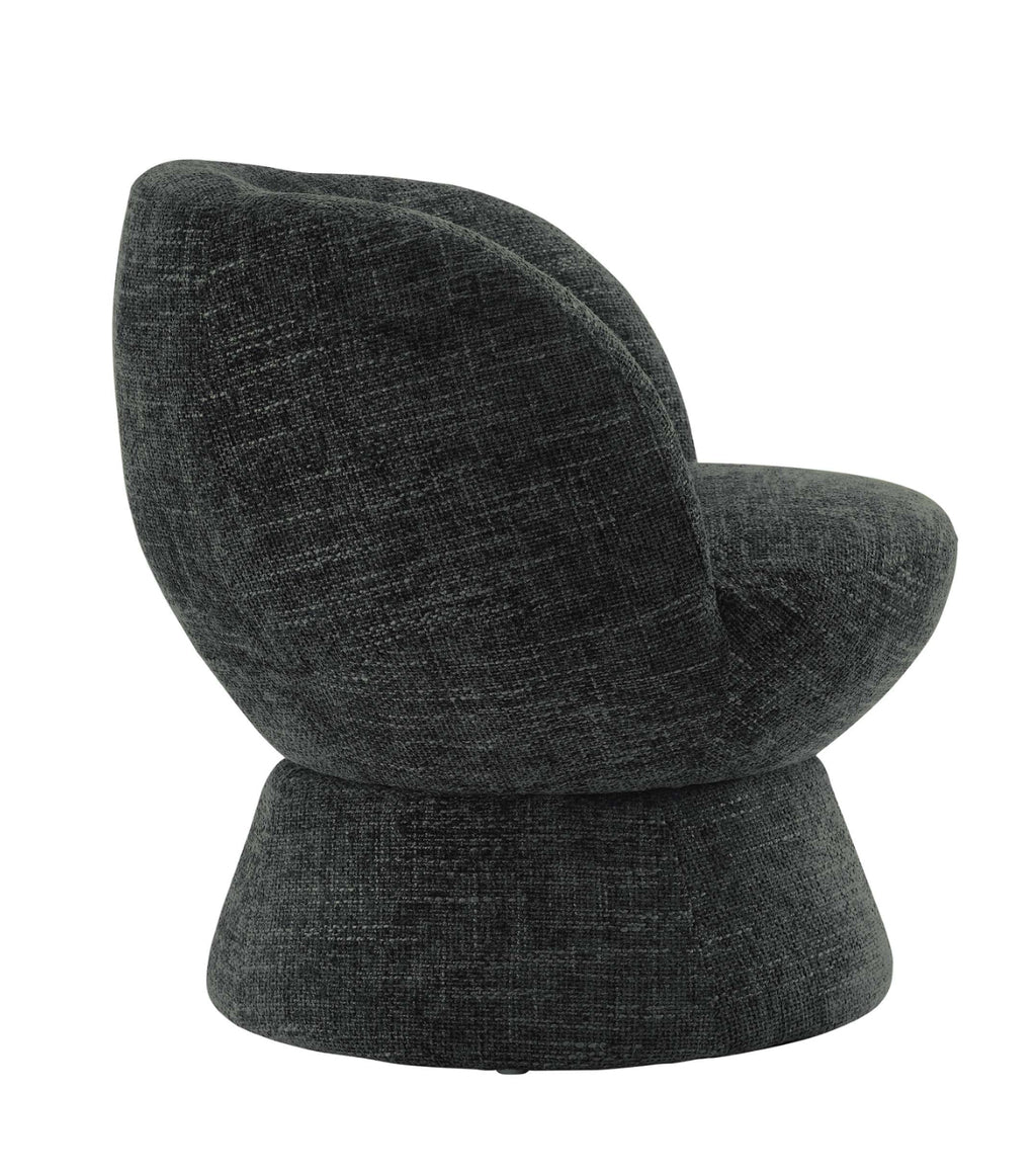 Vesta Chenille Charcoal Silla de Acento