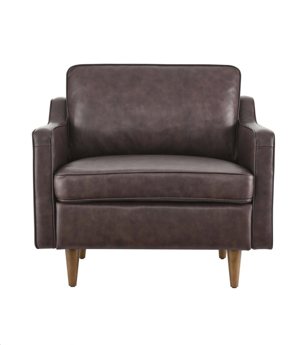 Impart Cuero Café Silla de Acento