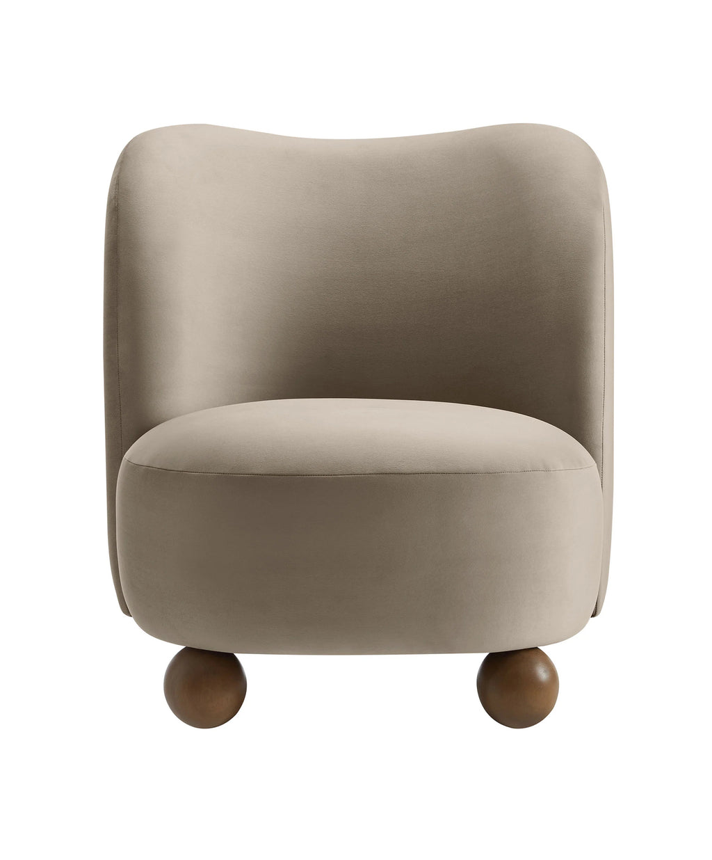 Monroe Velvet Taupe Silla de Acento