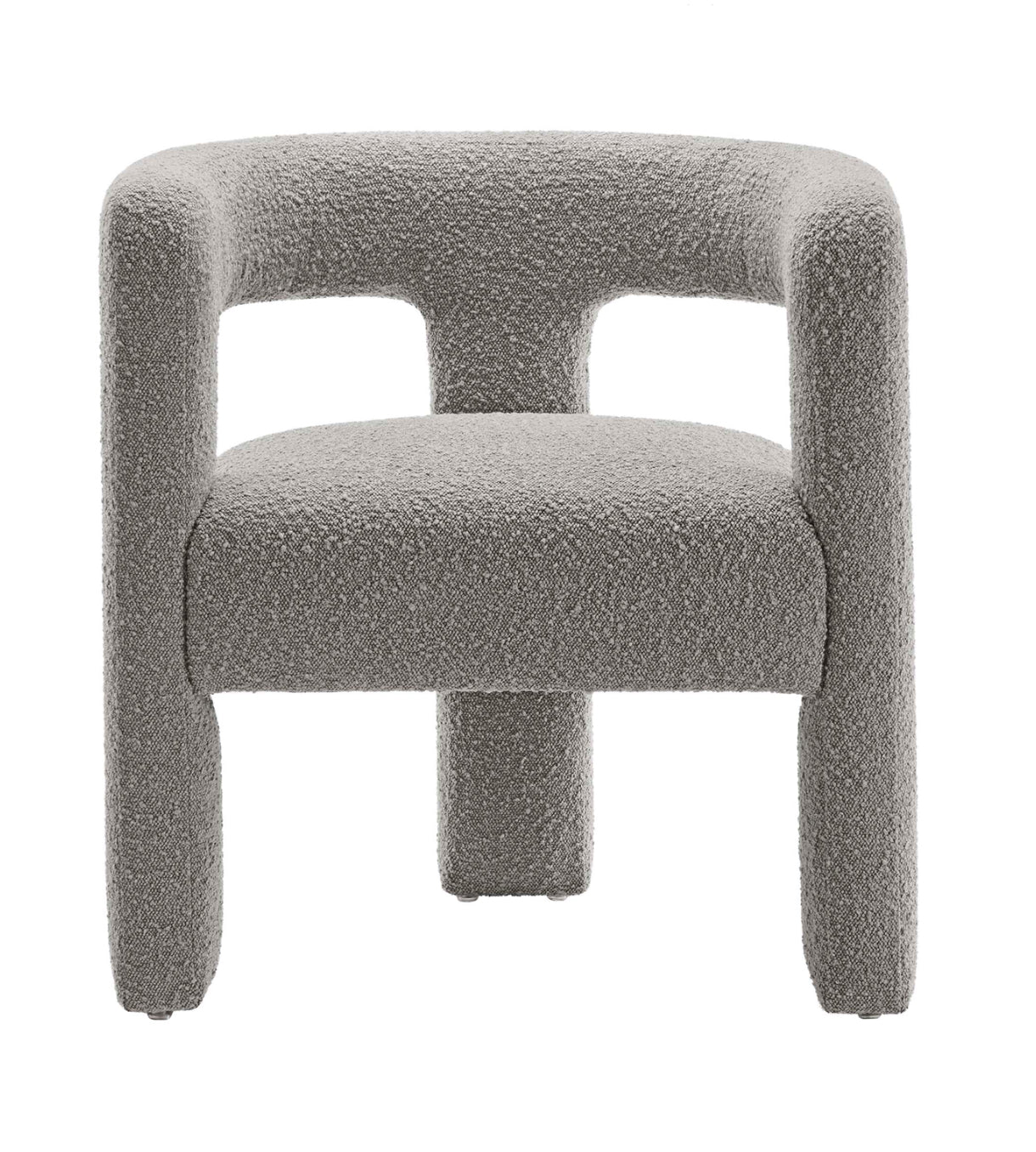 Kayla Boucle Gris Silla de Acento