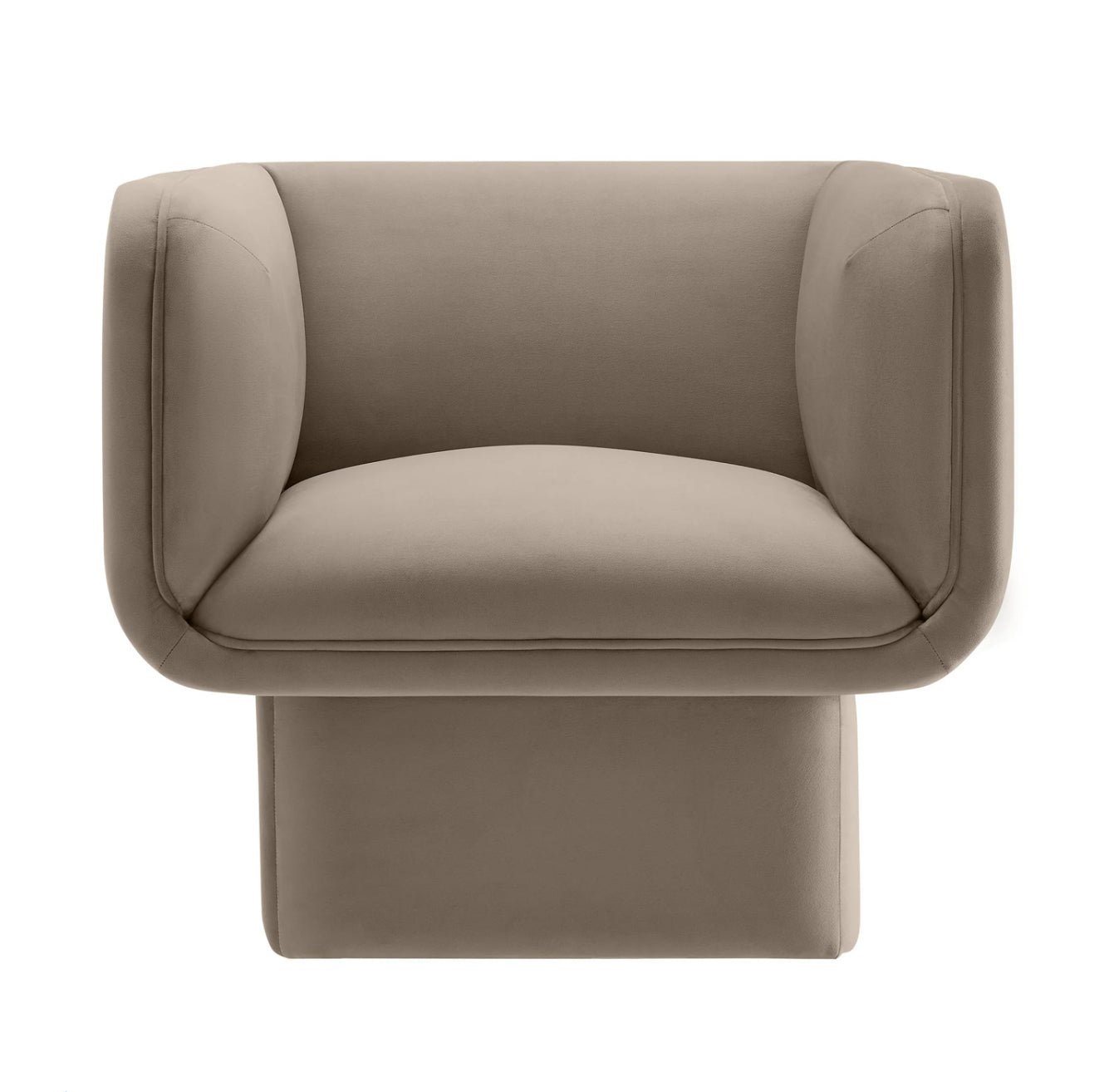 Tate Velvet Taupe Silla de Acento