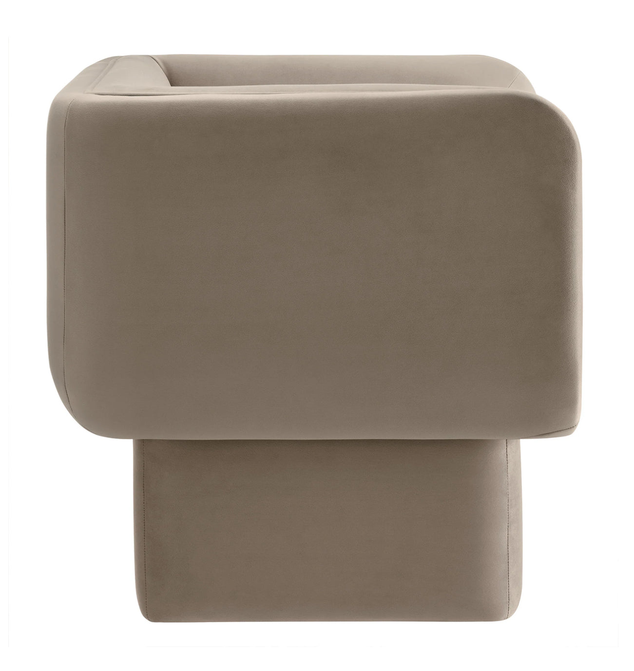 Tate Velvet Taupe Silla de Acento
