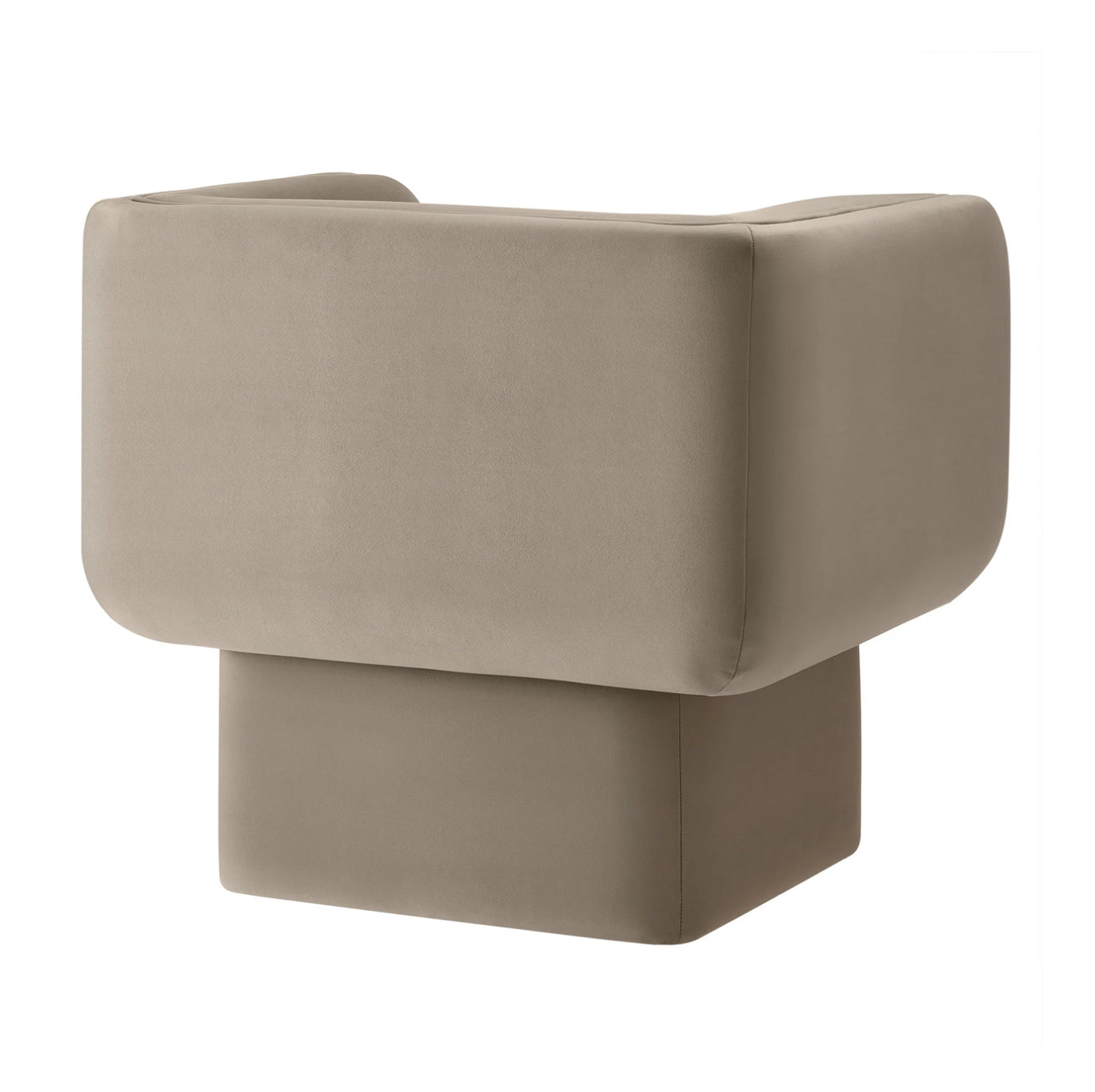 Tate Velvet Taupe Silla de Acento