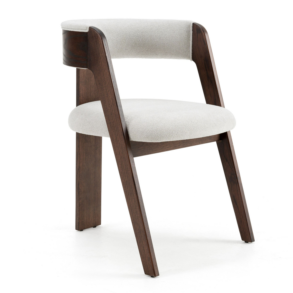 Washington Roble Oscuro Ebony Set de 2 Silla de comedor