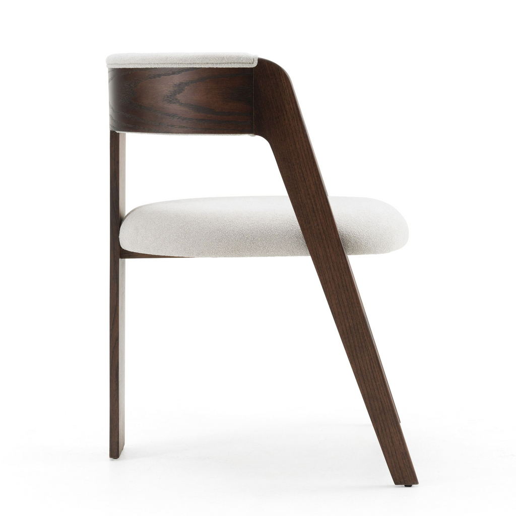 Washington Roble Oscuro Ebony Set de 2 Silla de comedor