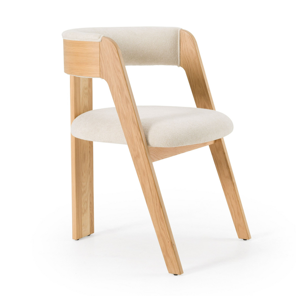 Washington Roble Claro Ebony Set de 2 Silla de comedor