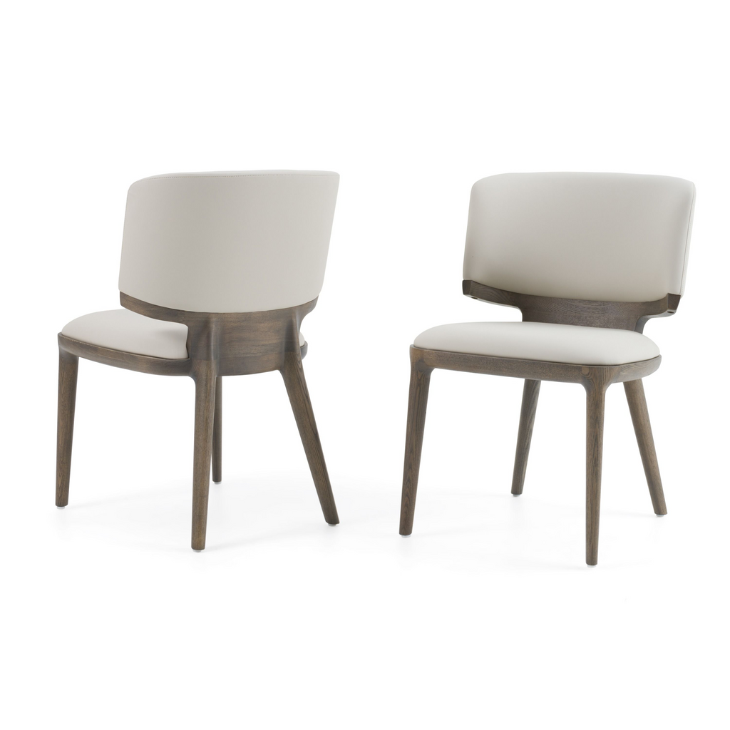 Stanley Vegan Leather Set de 2 Silla de comedor