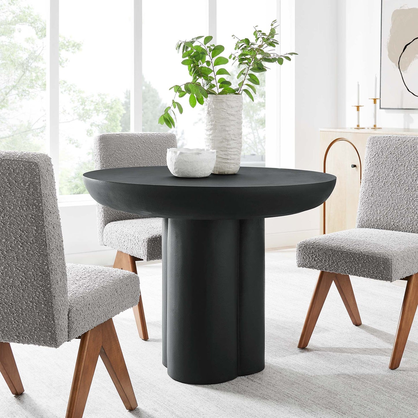Caspian 40" Mesa de Comedor Redonda