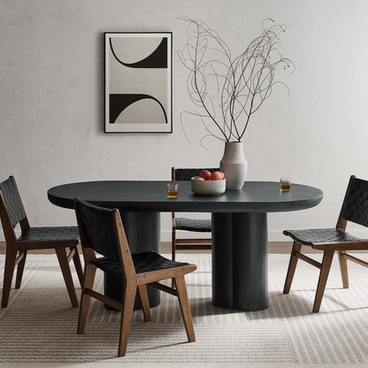 Caspian 72" Mesa de Comedor Ovalada