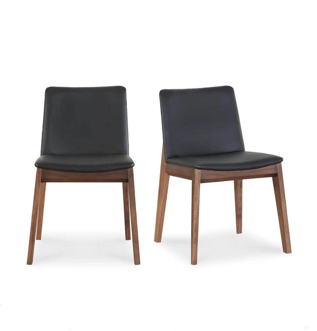 Deco Negro Set de 2 Silla de comedor