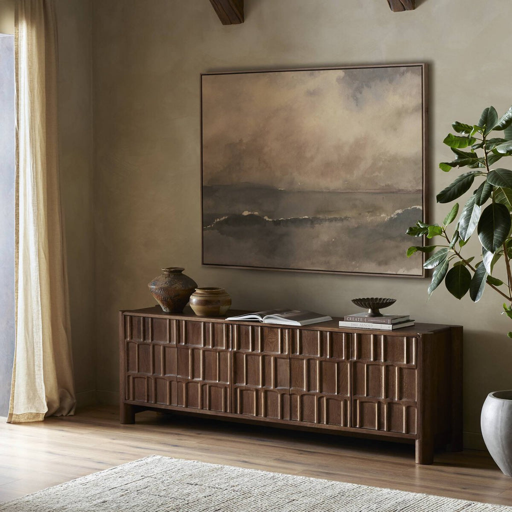 Ezri Cacao TV Stand