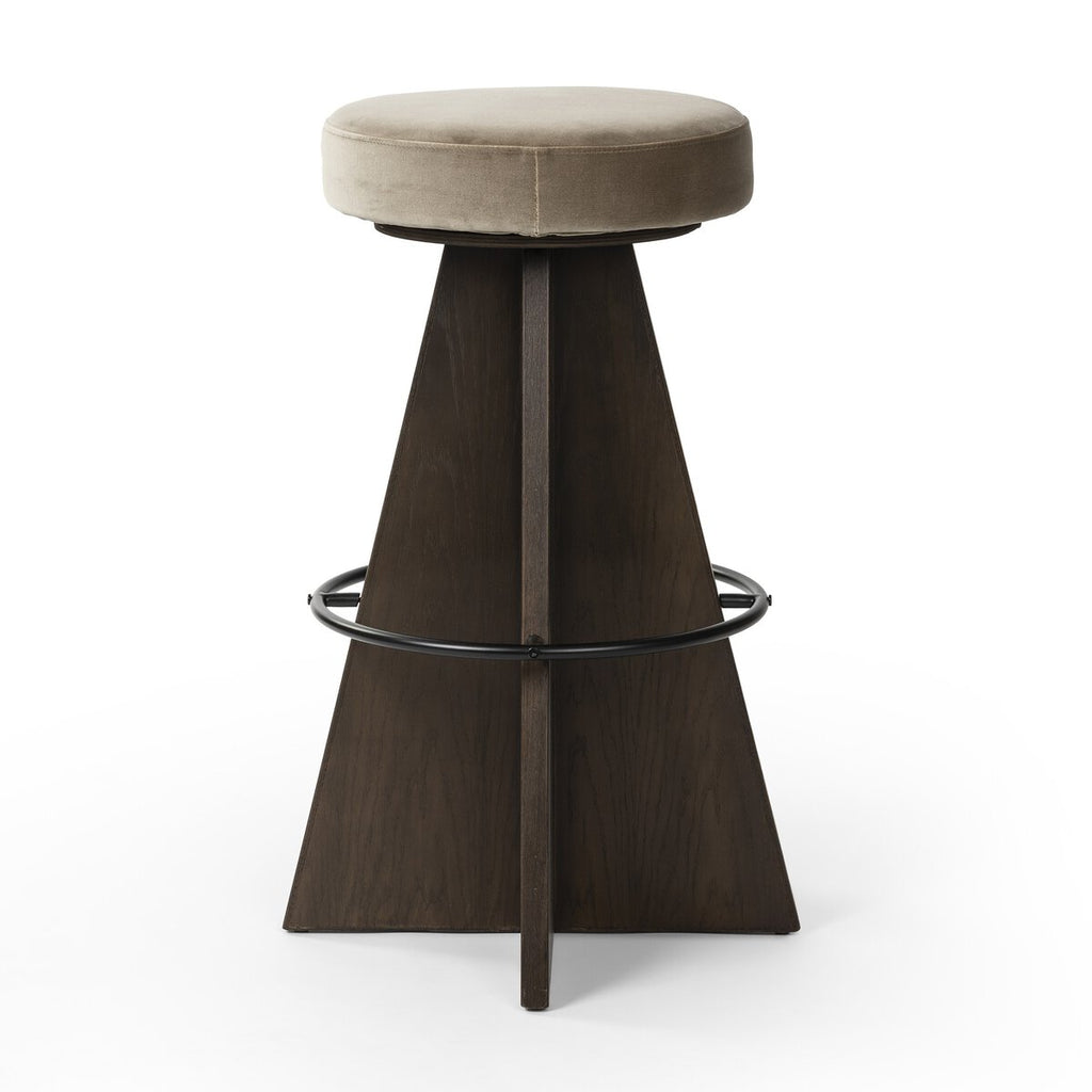 Damon Swivel Bar Stool Khaki