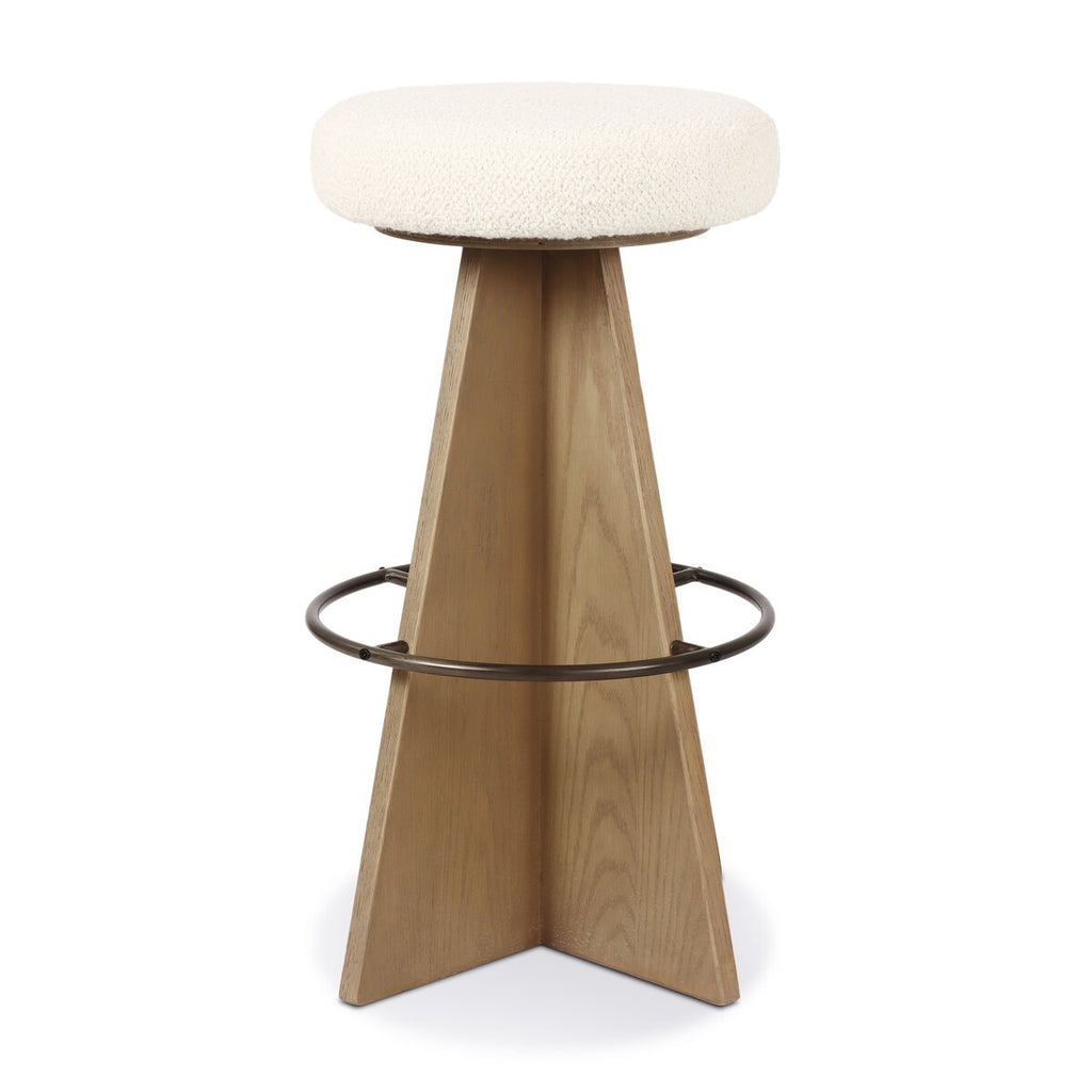 Damon Swivel Bar Stool Crema
