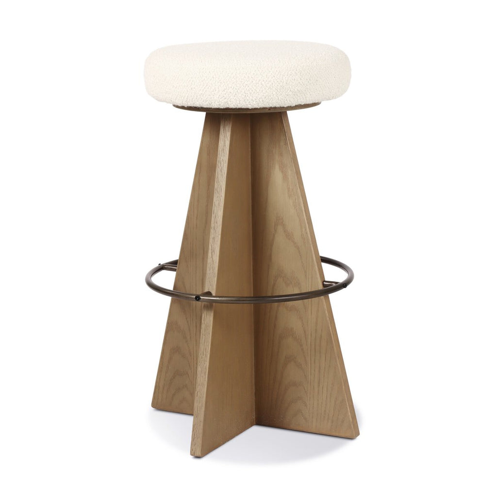 Damon Swivel Bar Stool Crema