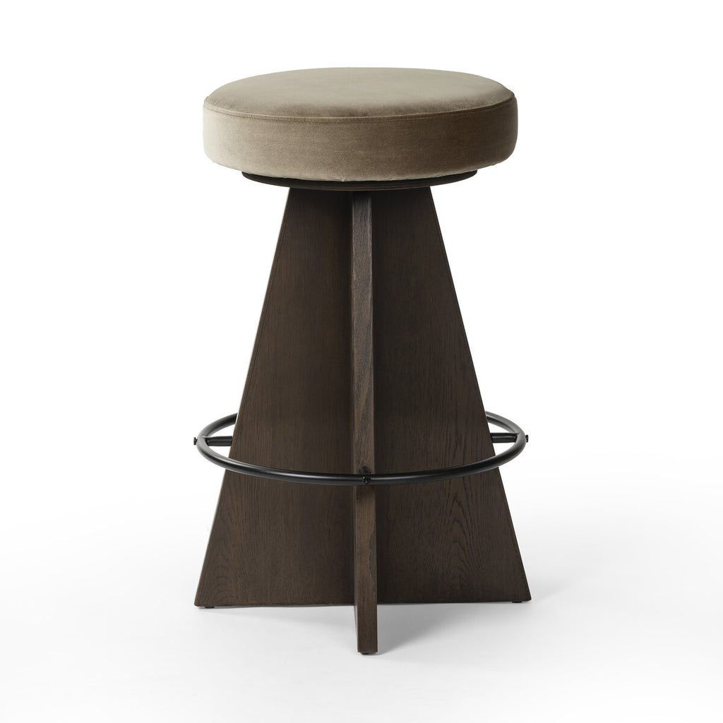 Damon Swivel Counter Stool Khaki