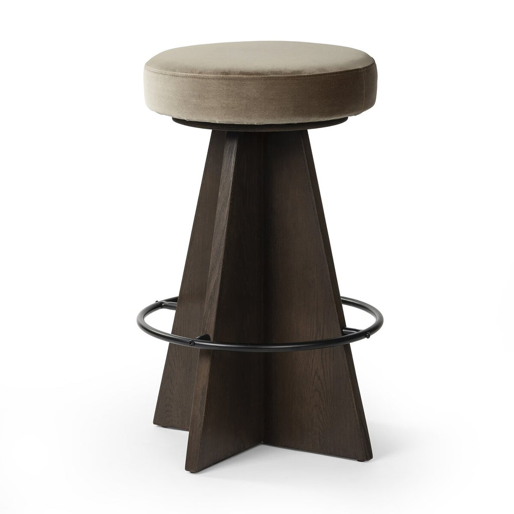 Damon Swivel Counter Stool Khaki