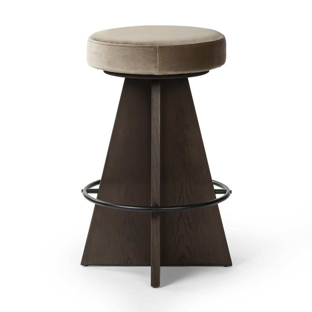 Damon Swivel Counter Stool Khaki