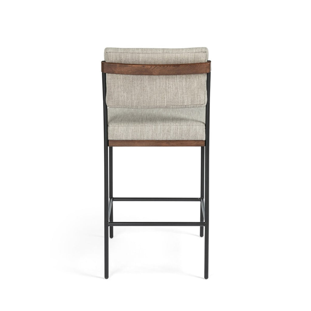 Benton Swivel Bar Stool Gris