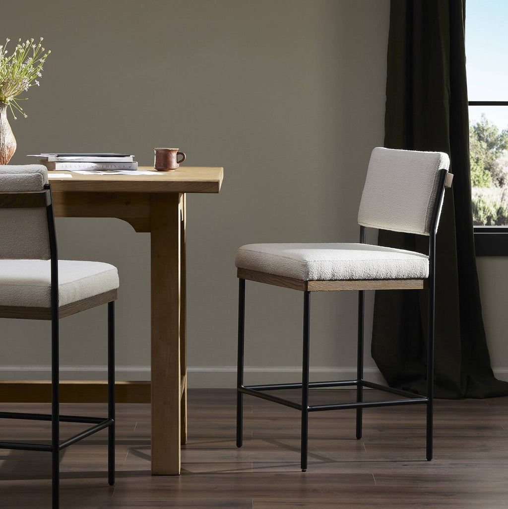 Benton Swivel Counter Stool Crema