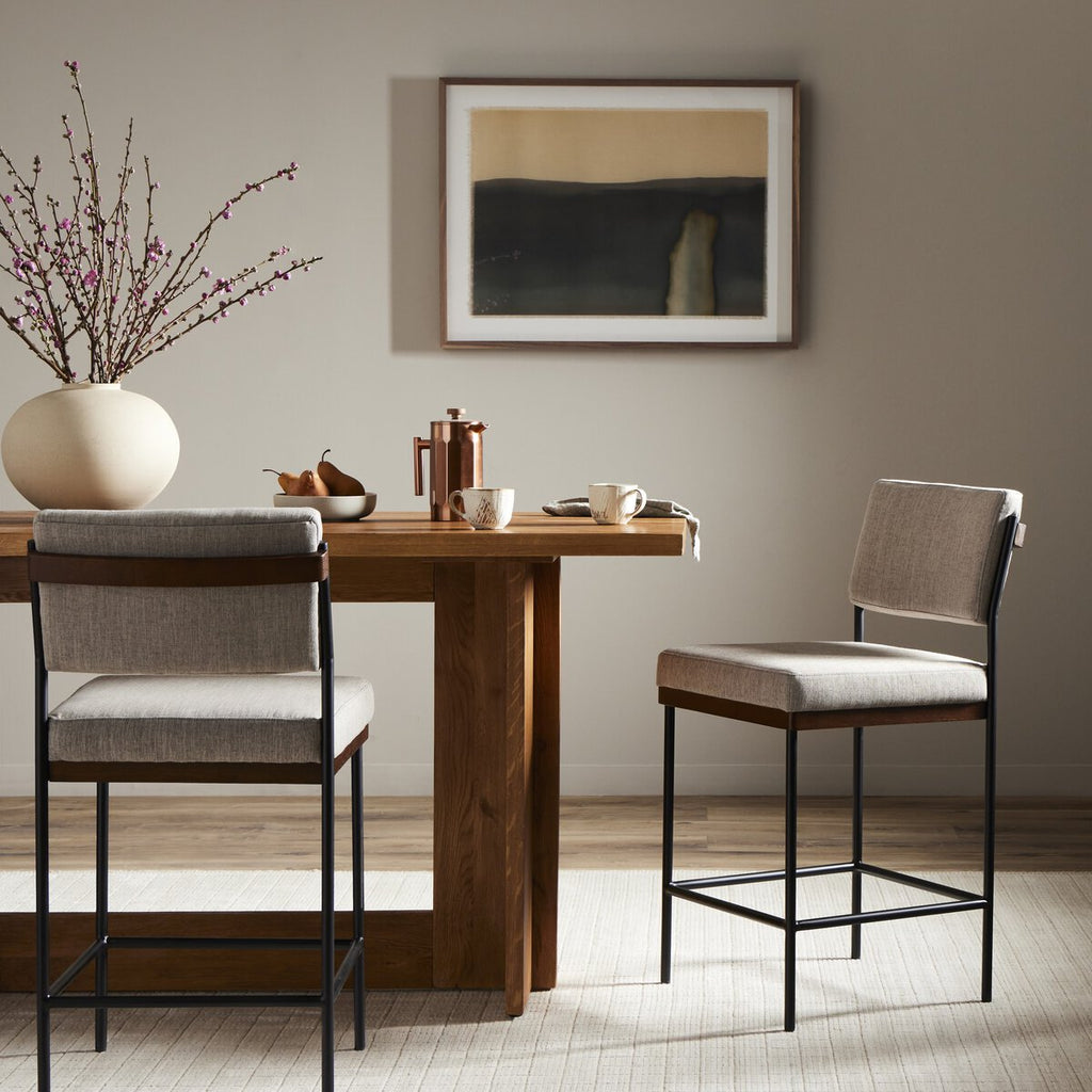 Benton Swivel Counter Stool Gris