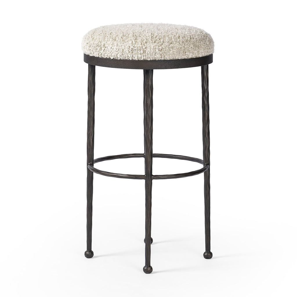 Corinne Bar Stool Boucle