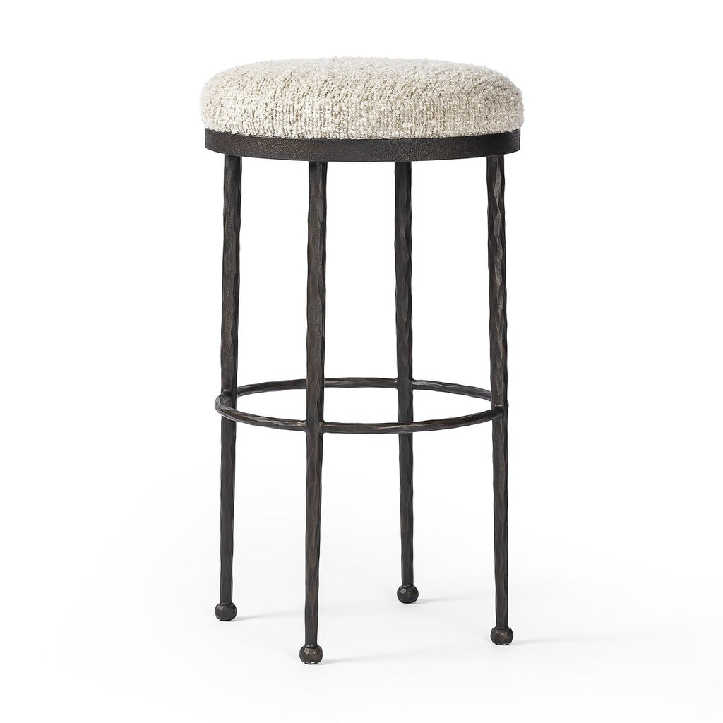 Corinne Bar Stool Boucle
