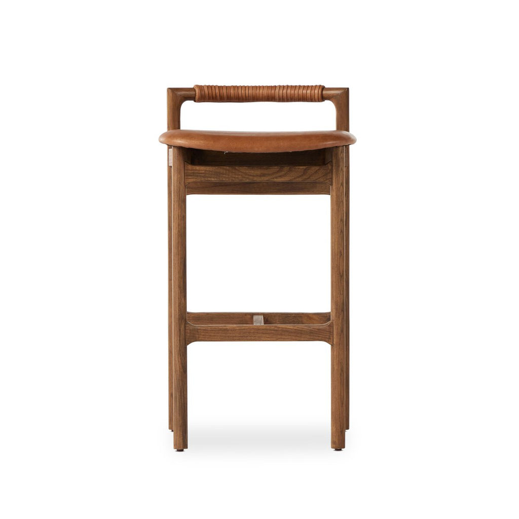 Baden Leather Bar Stool Castaño
