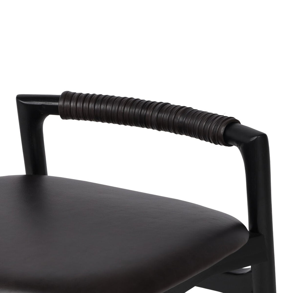 Baden Leather Counter Stool Negro