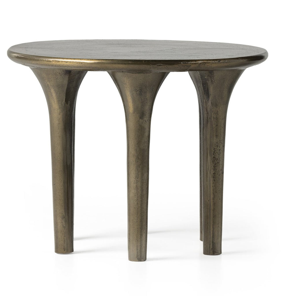 Kelden Bronce Antiguo Mesa Lateral