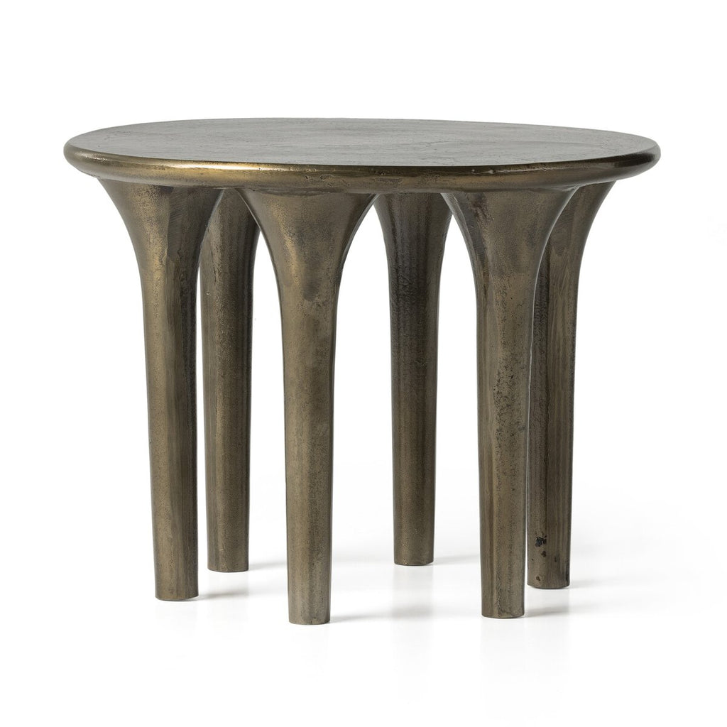 Kelden Bronce Antiguo Mesa Lateral
