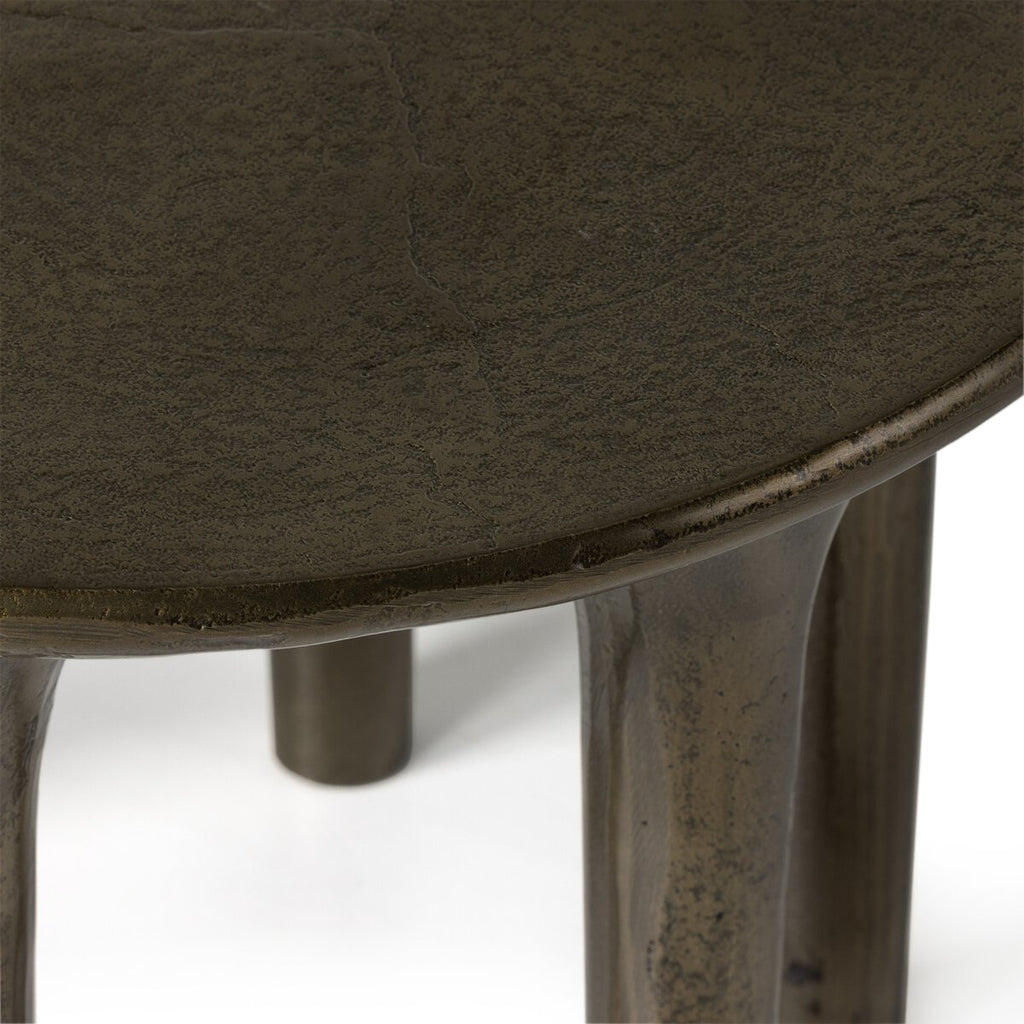 Kelden Bronce Antiguo Mesa Lateral