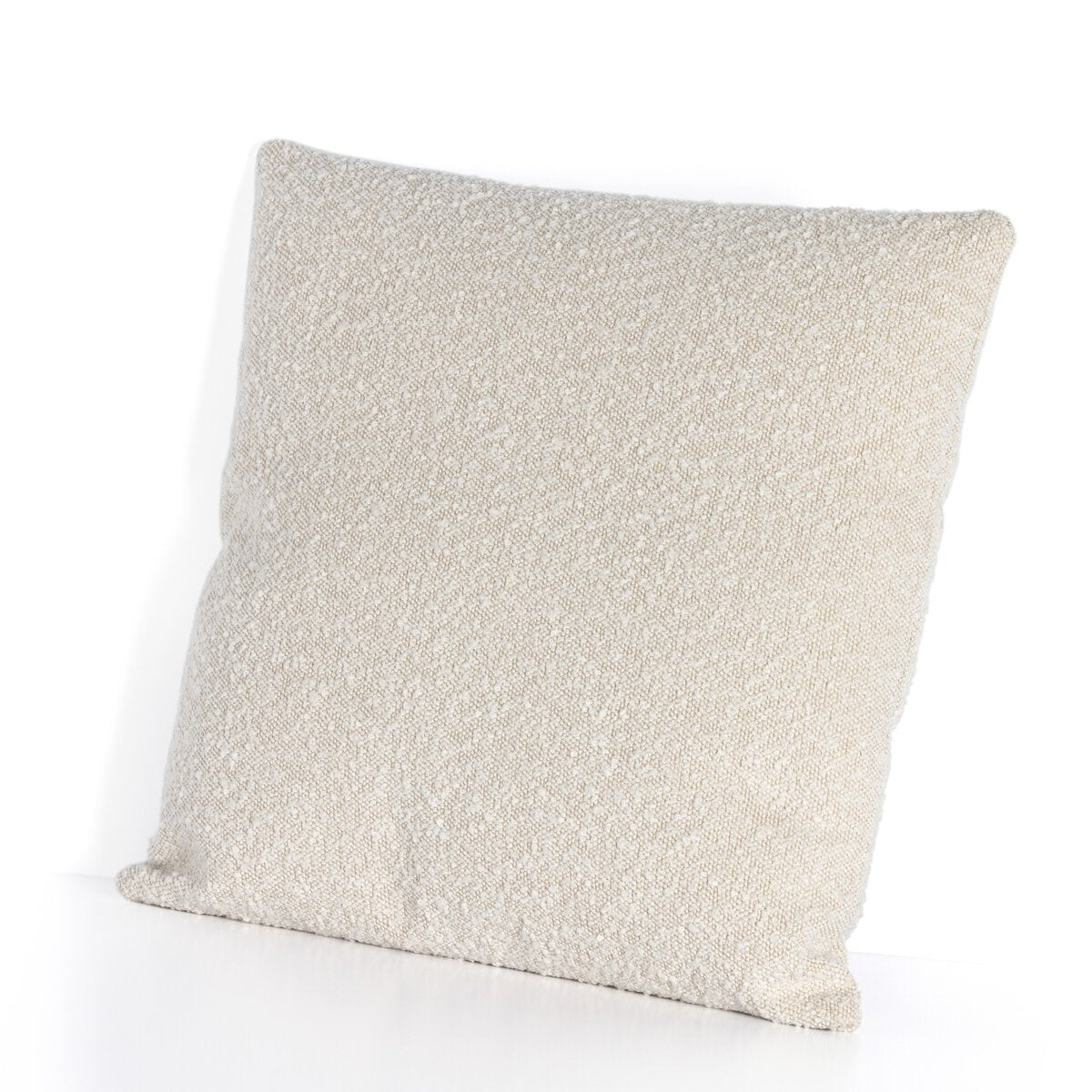 Cojín Bloucle y Cuero Cama